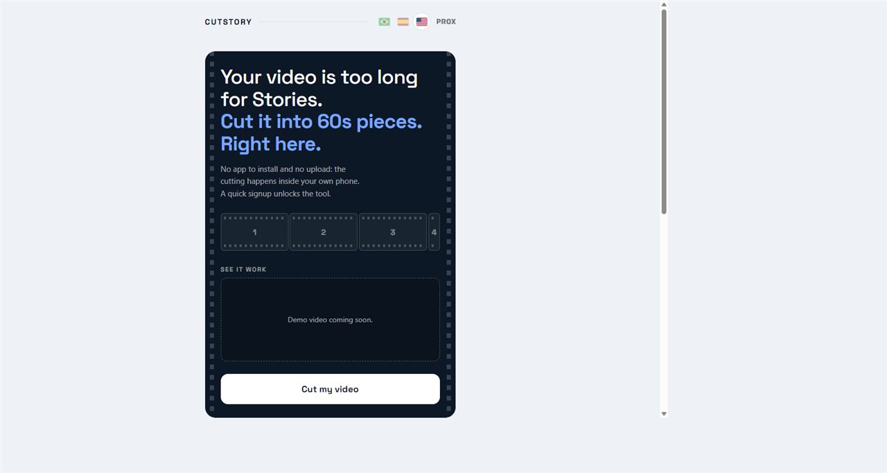 Cutstory product